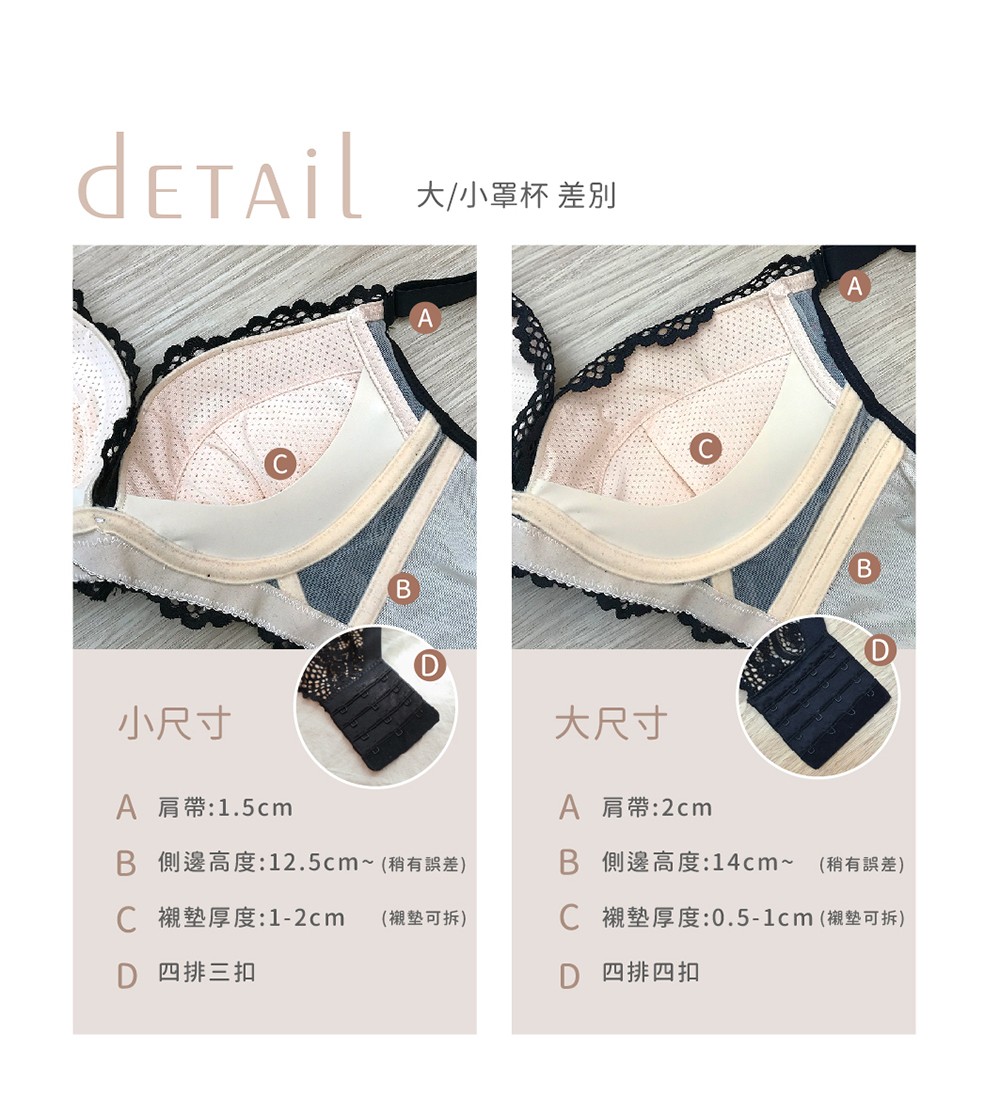 無鋼圈【養脂波波】透氣包覆調整型內衣單件 2色