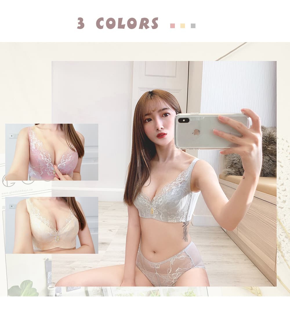 花間精靈J型鋼調整型內衣套裝 3色